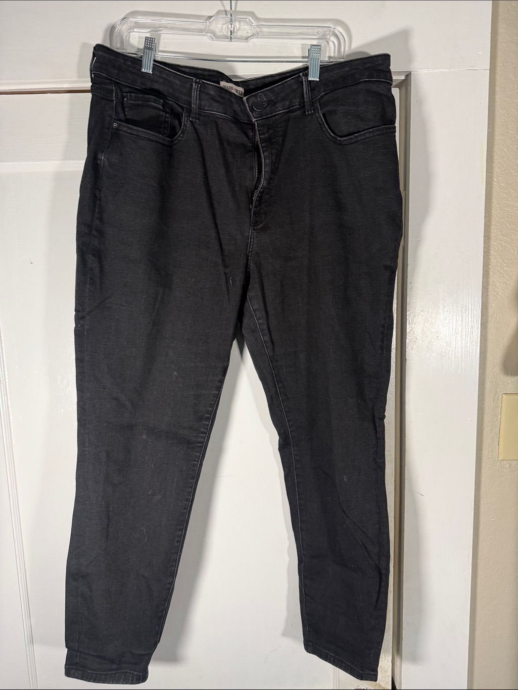 Warp + Weft Women’s Jfk Skinny Jeans Blacktop
